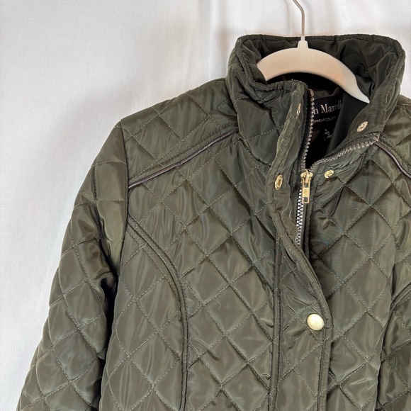 Jason Maxwell‎ Green Utility Coat Quilted Design - Picture 4 of 13